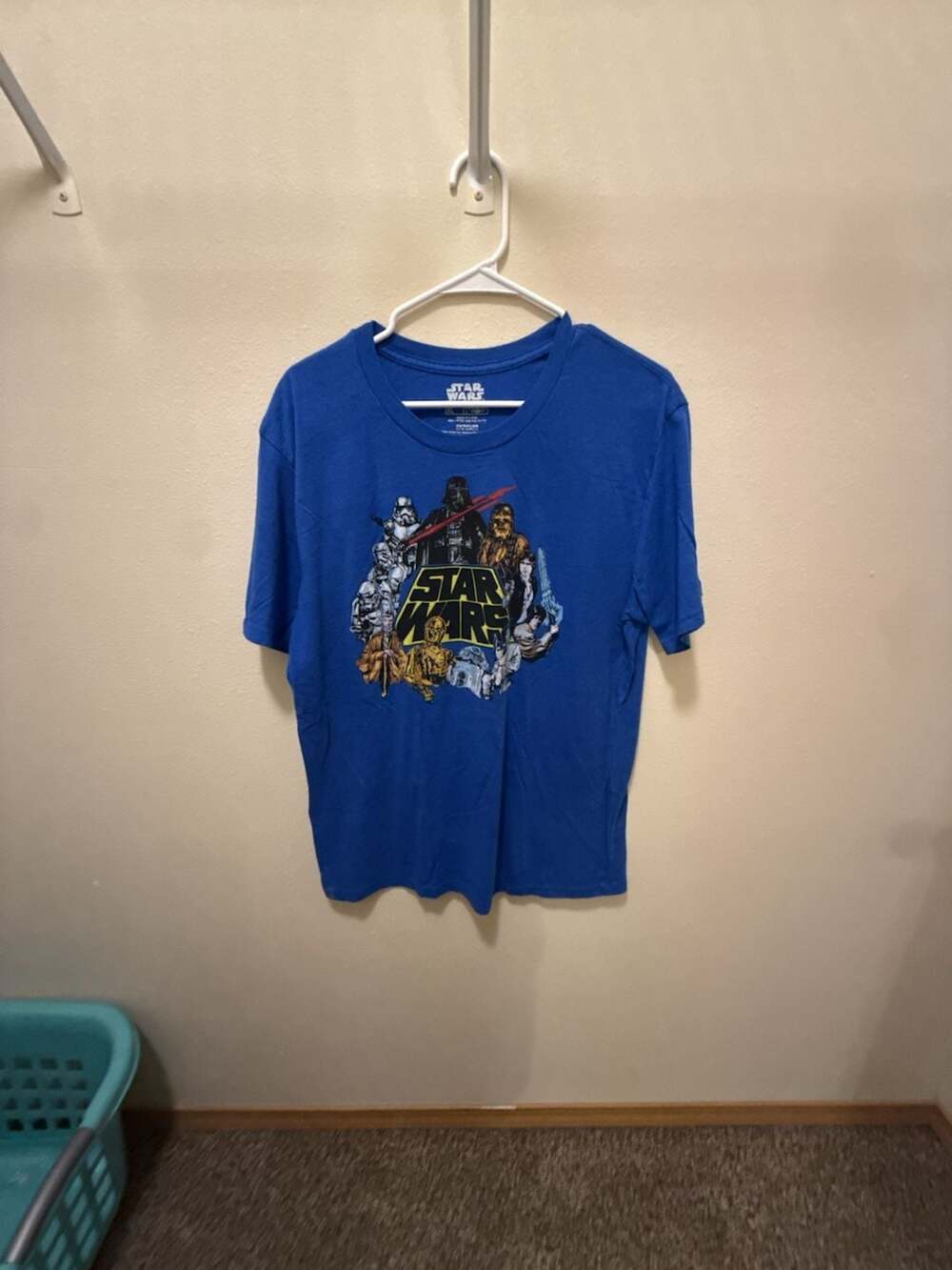 Fifth Sun Star Wars Classic Characters Graphic T-Shirt Royal Blue